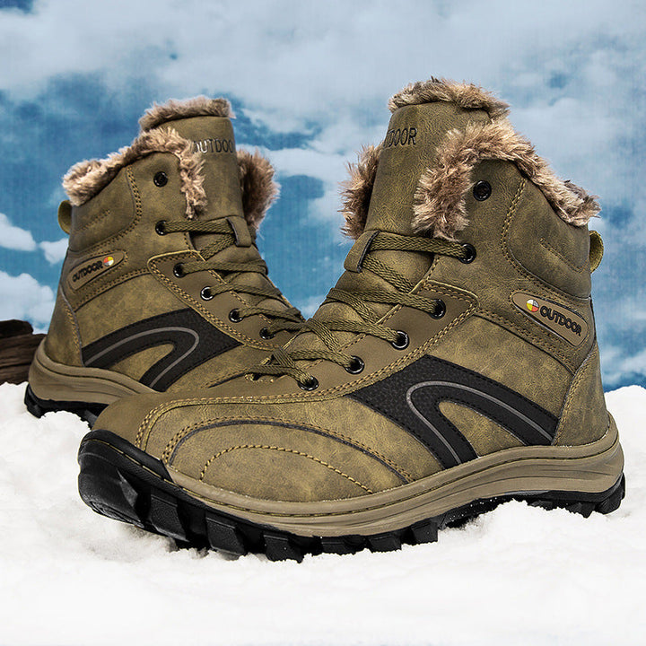 Discover the Comfort and Style of Cotton Shoes Winter Plus Velvet Warm Plus Size Hiking Boots