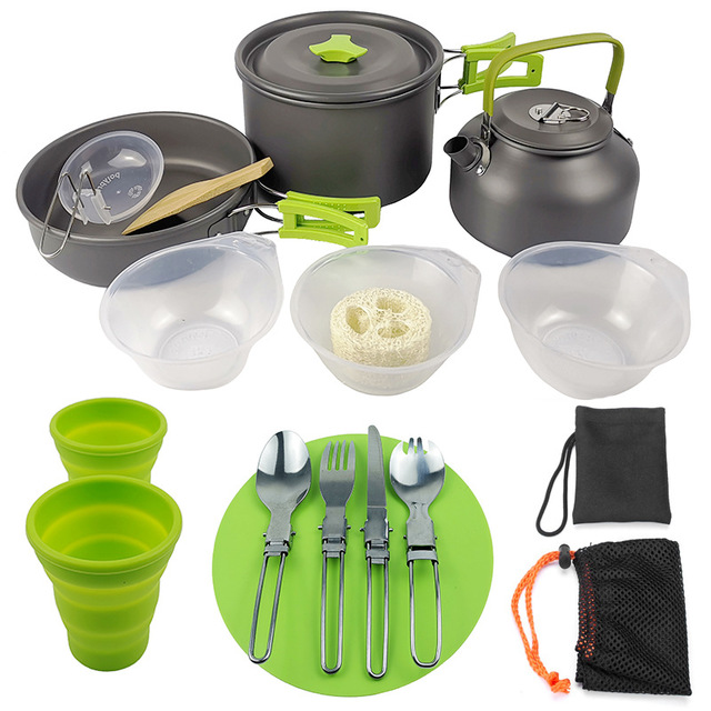 Discover the Ultimate Lightweight Camping Cookware and Tableware Set