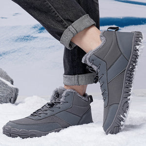 Discover the Outdoor Men's Five-finger Cotton-padded Shoes Hiking Snow Boots