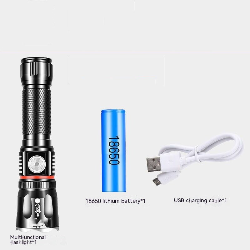 Illuminate Your Adventures with the T6 Strong Light Flashlight