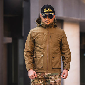 Unleash Your Adventurous Spirit with Our Fashion Simple Men's Outdoor Camouflage Jacket
