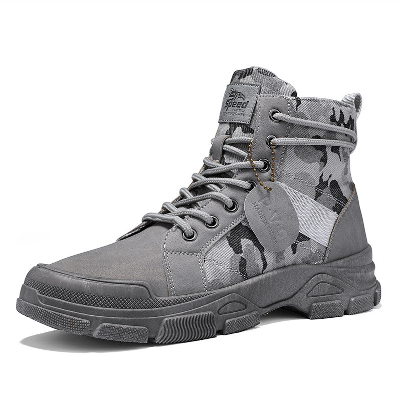 Discover the Adventure with New Canvas High-top Tooling Retro Outdoor Hiking Boots