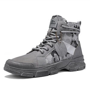 Discover the Adventure with New Canvas High-top Tooling Retro Outdoor Hiking Boots