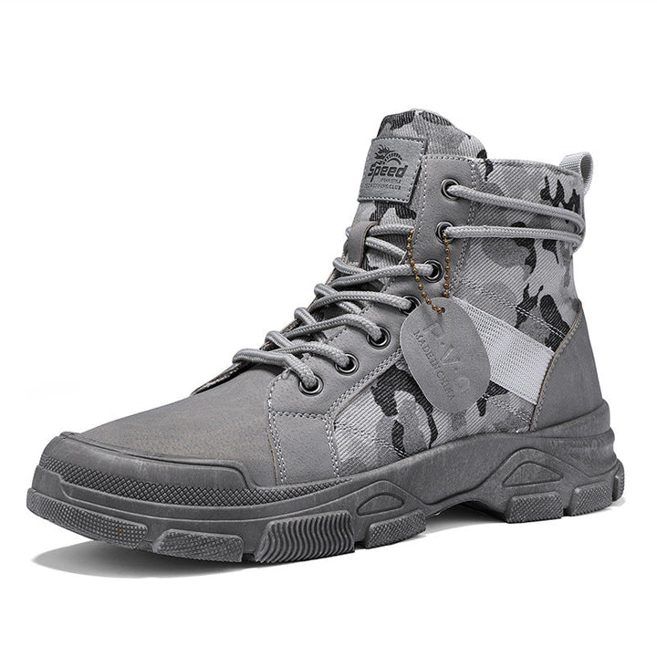 Discover the Adventure with New Canvas High-top Tooling Retro Outdoor Hiking Boots